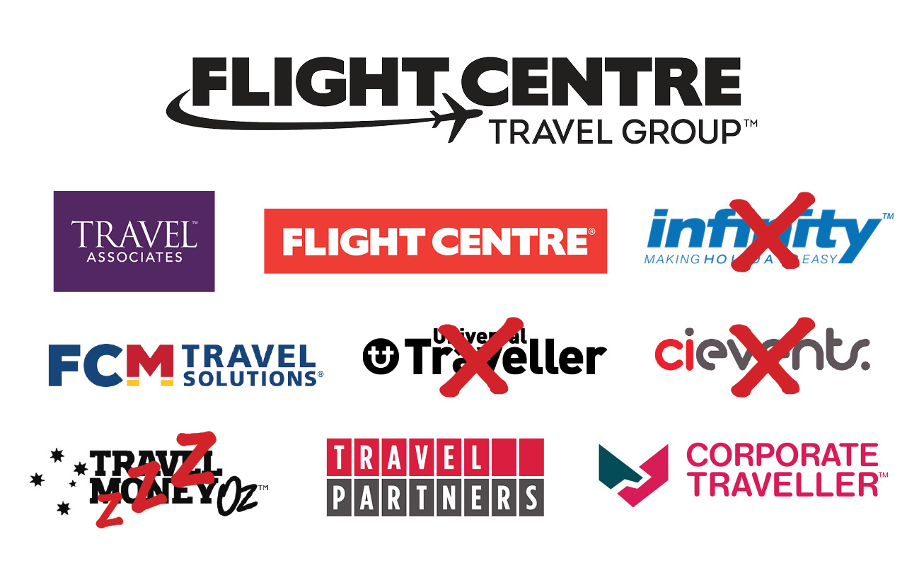 travel brands flights