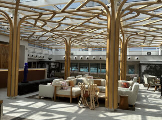 The Wintergarden is a gorgeous space to relax in comfort, with daily afternoon tea on offer.