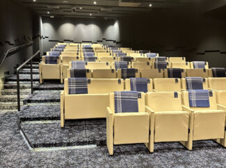 The Star Theatre is used for performances and lectures throughout the voyage.